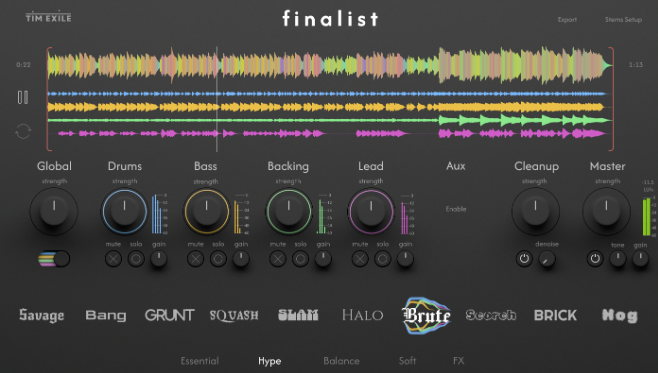 Tim Exile finalist